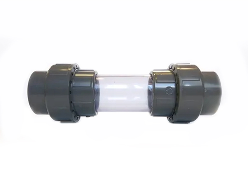 Смотровое стекло муфтовые окончания разборные PVC-U PN16 FC (110)