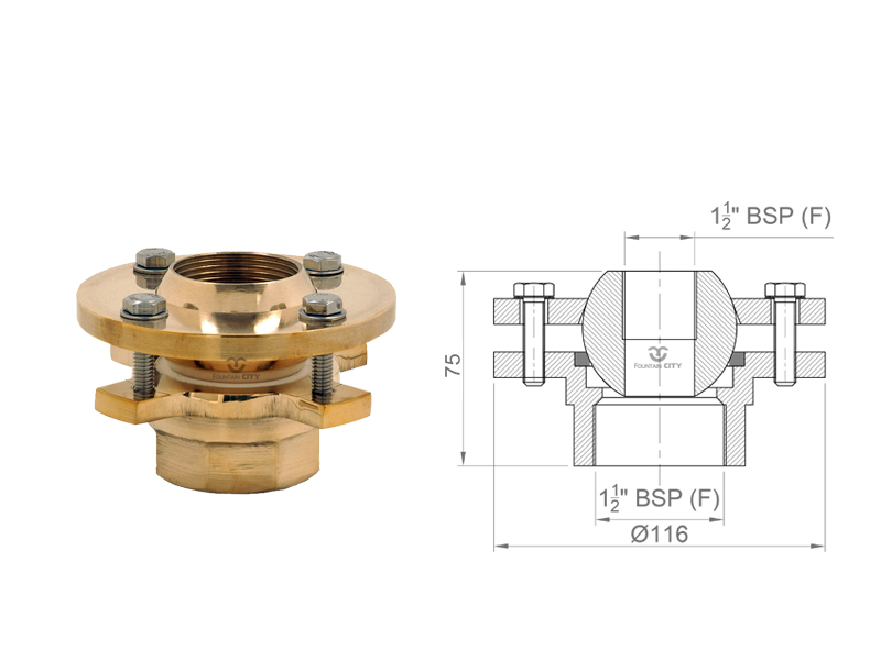 Шарнирное соединение FCI 3 (1.1/2")