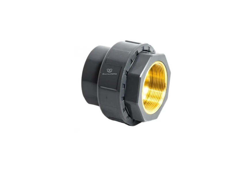 Муфта разборная переходная Внутренняя резьба (латунь) PVC-U PN16 FC (20, 1/2")