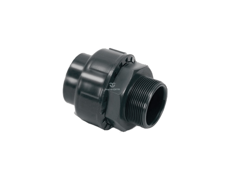 Муфта разборная переходная Наружная резьба PVC-U PN16 FC (20, 1/2")