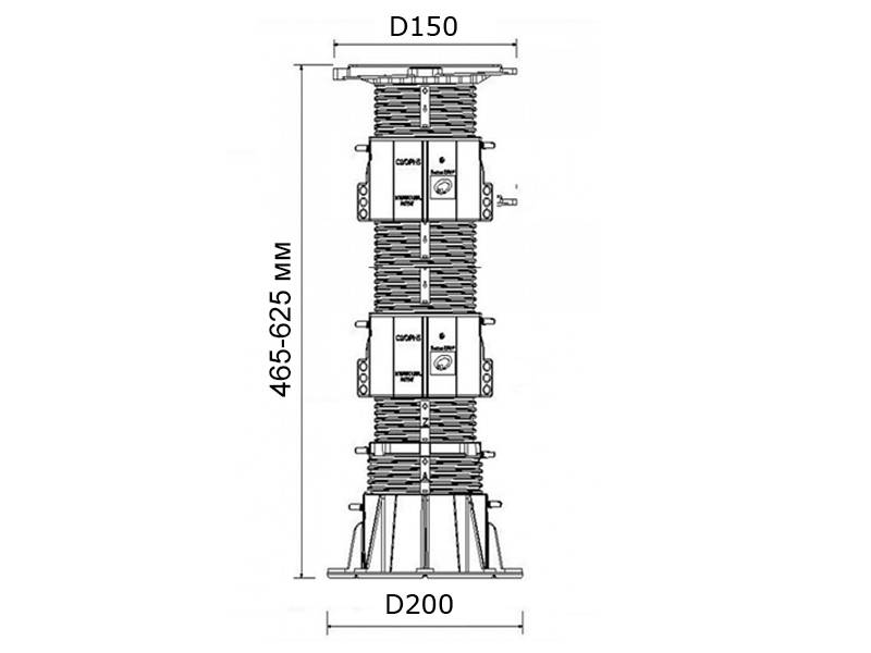 Опора пешеходного фонтана FC 465-1