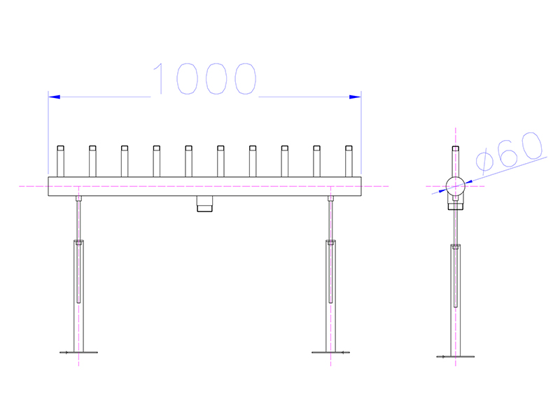 Линейный распределитель FC-1000-D60/10-1