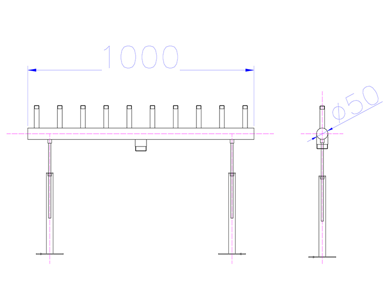 Линейный распределитель FC-1000-D50/10