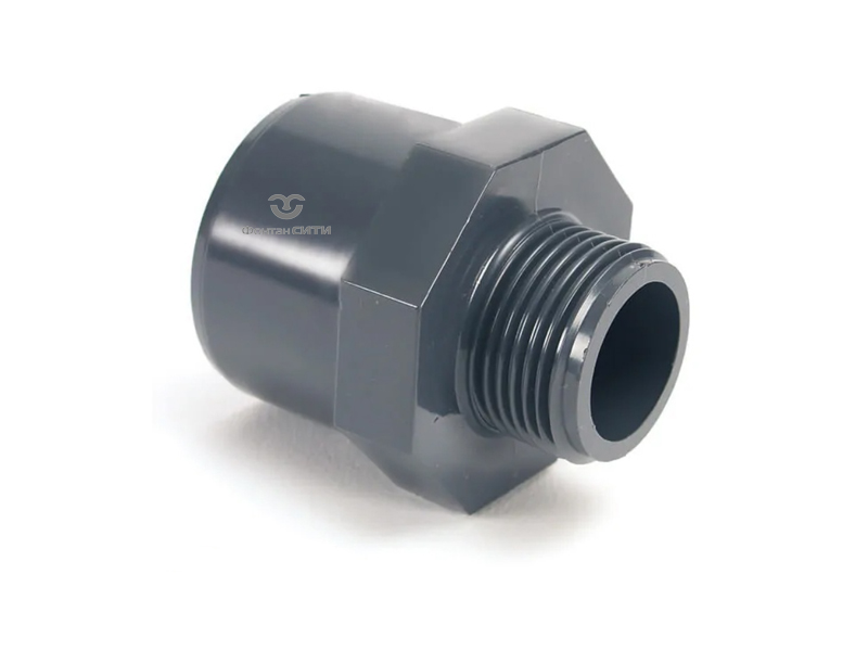 Муфта с наружней резьбой PVC-U PN16 FC (110, 4")