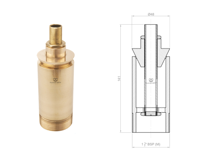 Фонтанная насадка FCI "Water funnel" (141, 1.1/2")